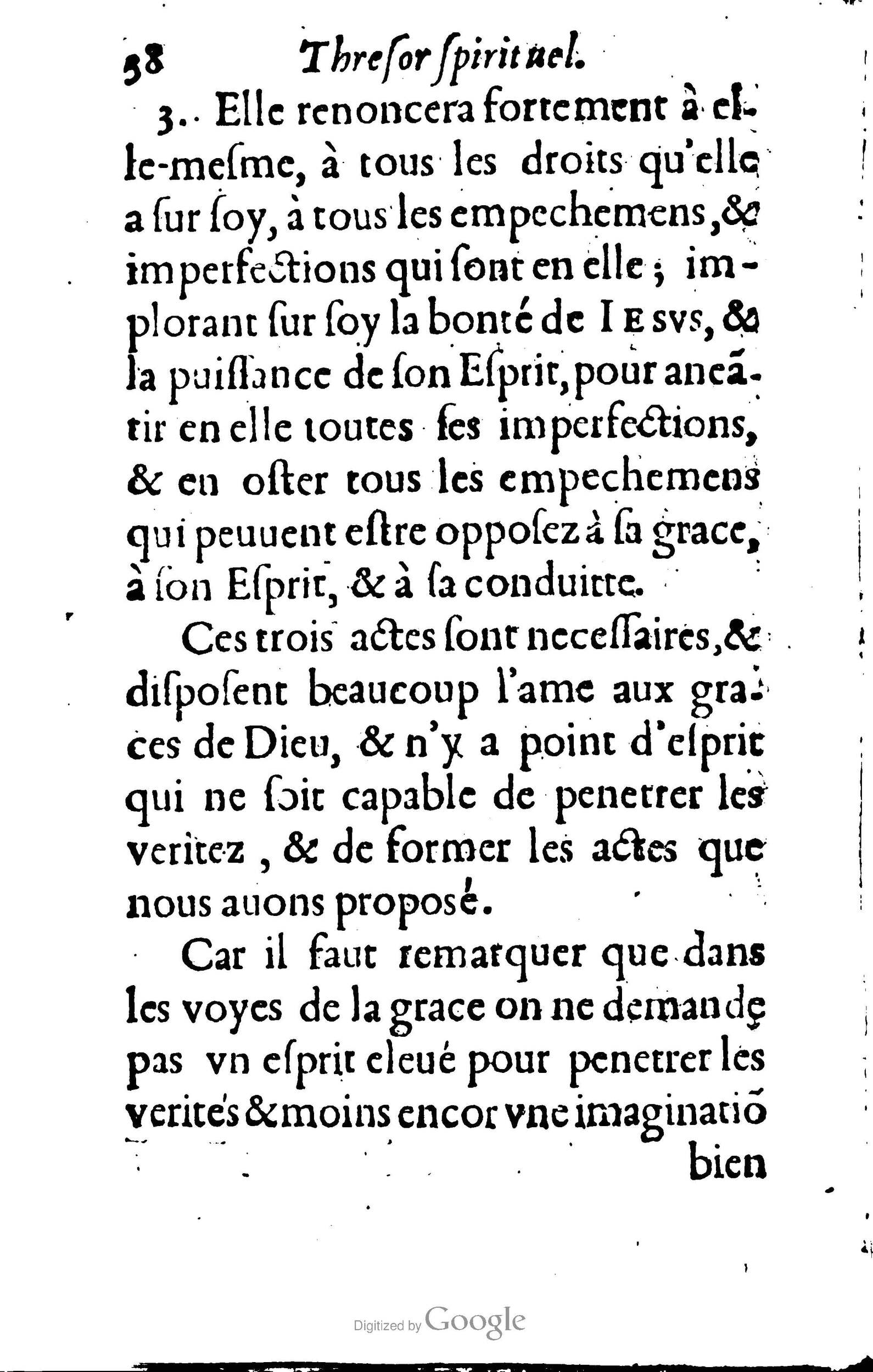 1633 - François Waudré - Trésor spirituel contenant les excellences du christianisme - BM Lyon