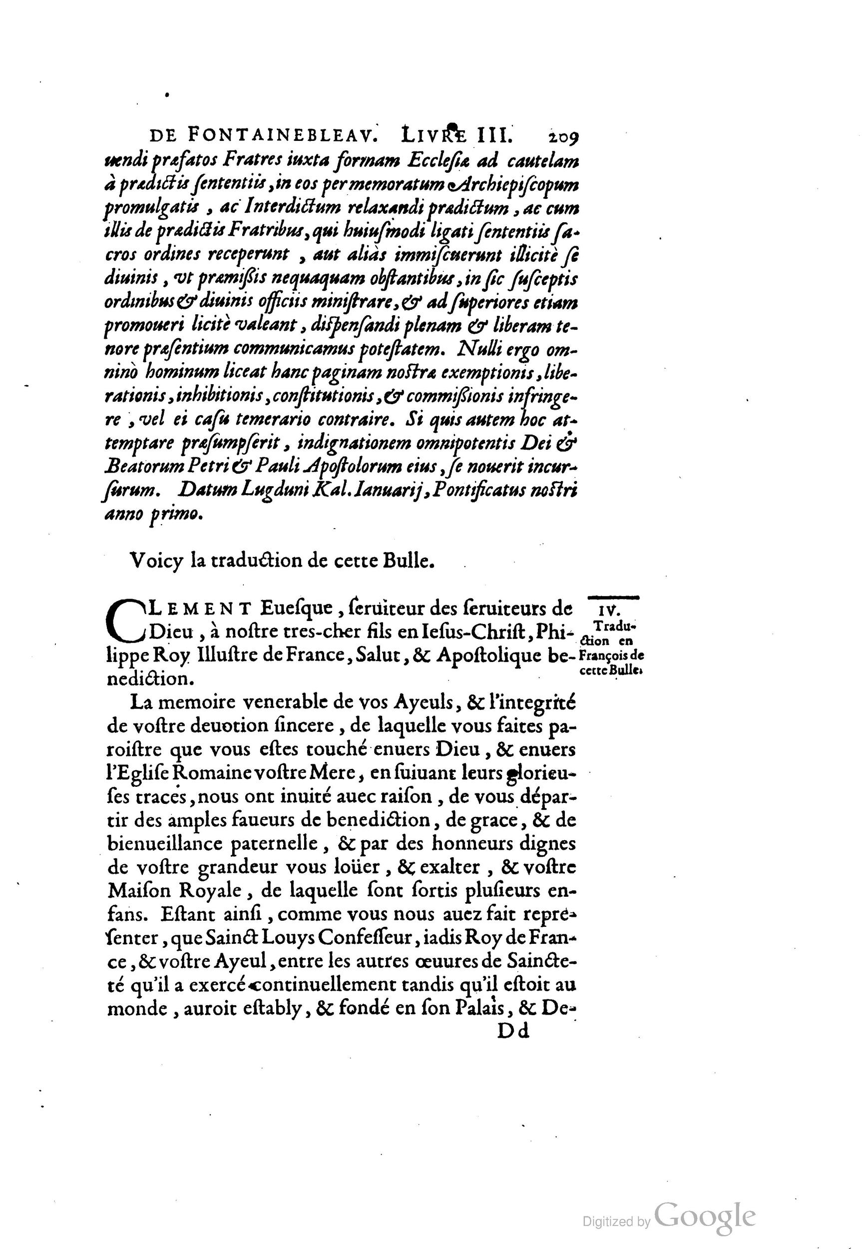 1642 - Sébastien Cramoisy - Trésor des merveilles de la maison royale de Fontainebleau - BM Lyon