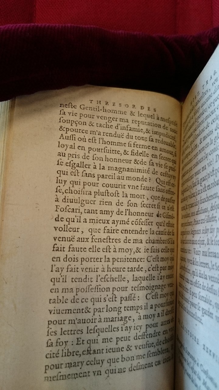 1581 - Pierre Le Voirier et Gervais Mallot - Trésor des histoires tragiques - BnF Richelieu