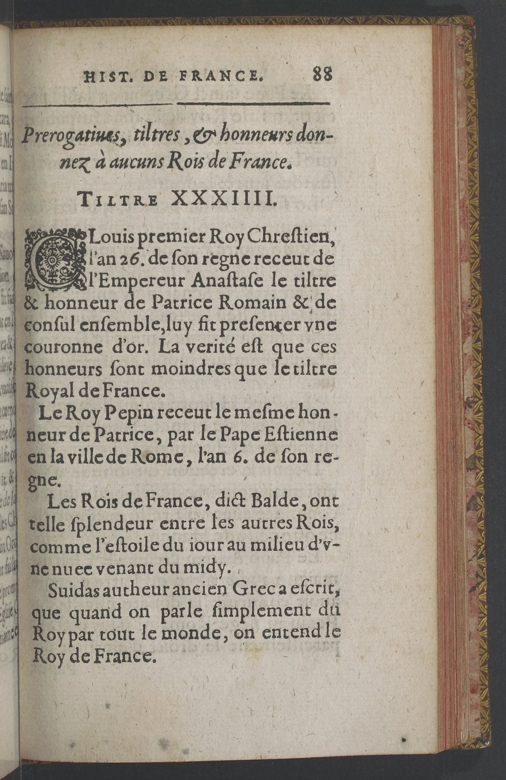 1603 - Galiot Corrozet - Trésor des histoires de France - BnF Tolbiac