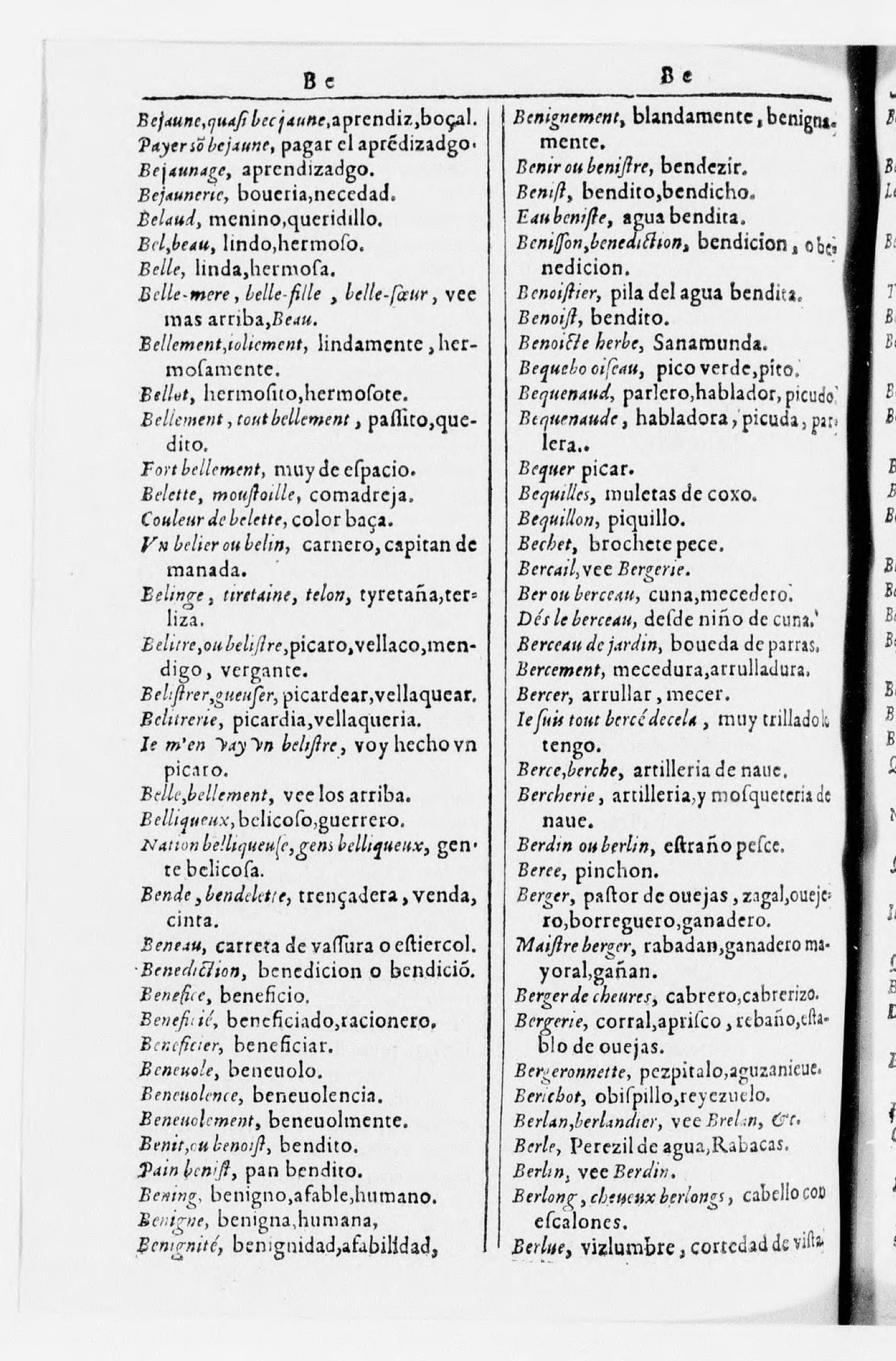 1616 - Veuve Marc Orry - Trésor des deux langues espagnole et française (Seconde partie) - BnF 1616 - Veuve Marc Orry - Trésor des deux langues espagnole et française (Seconde partie) - BnF
