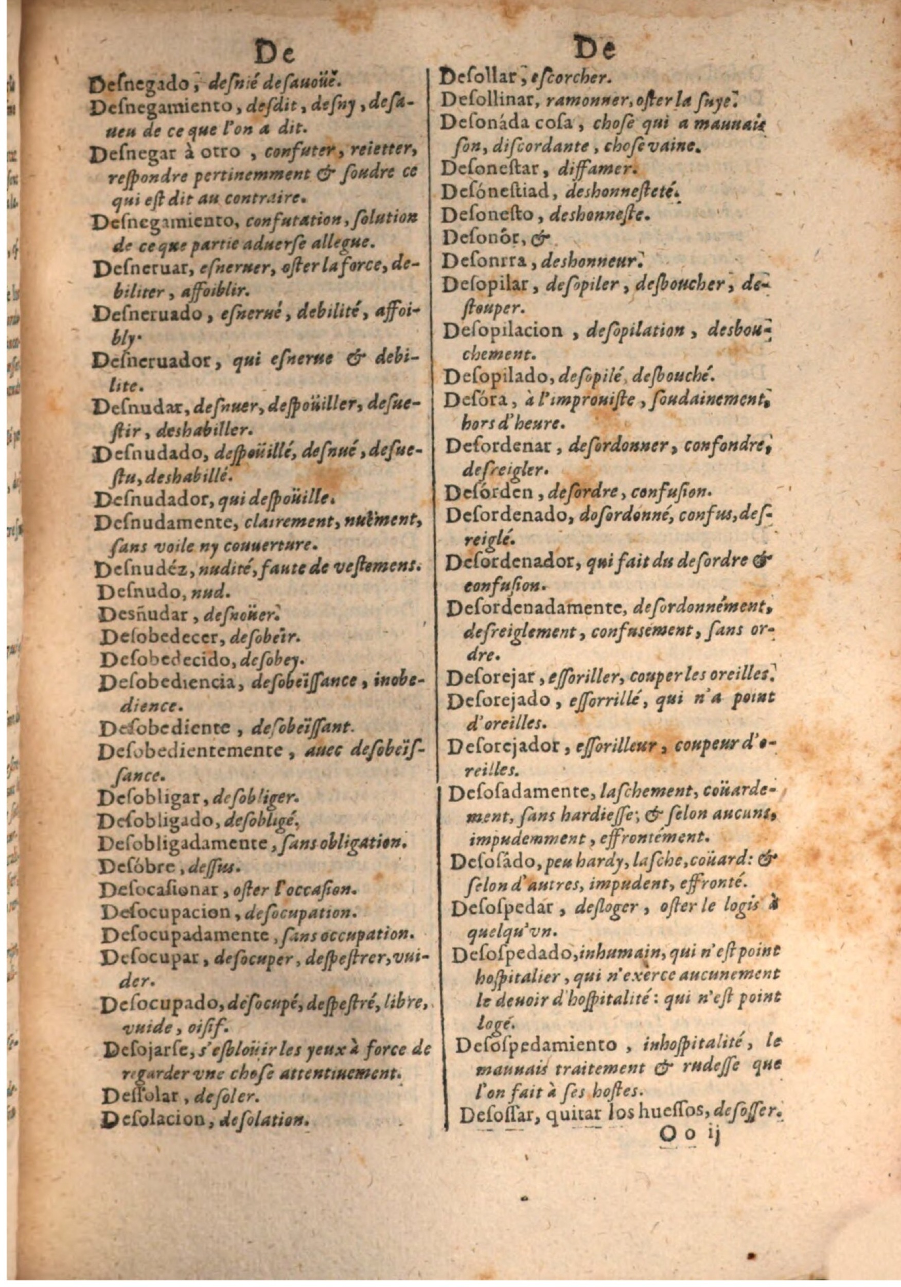 1645 - A. de Sommaville et A. Courbé - Trésor des deux langues espagnole et française - BSB Munich