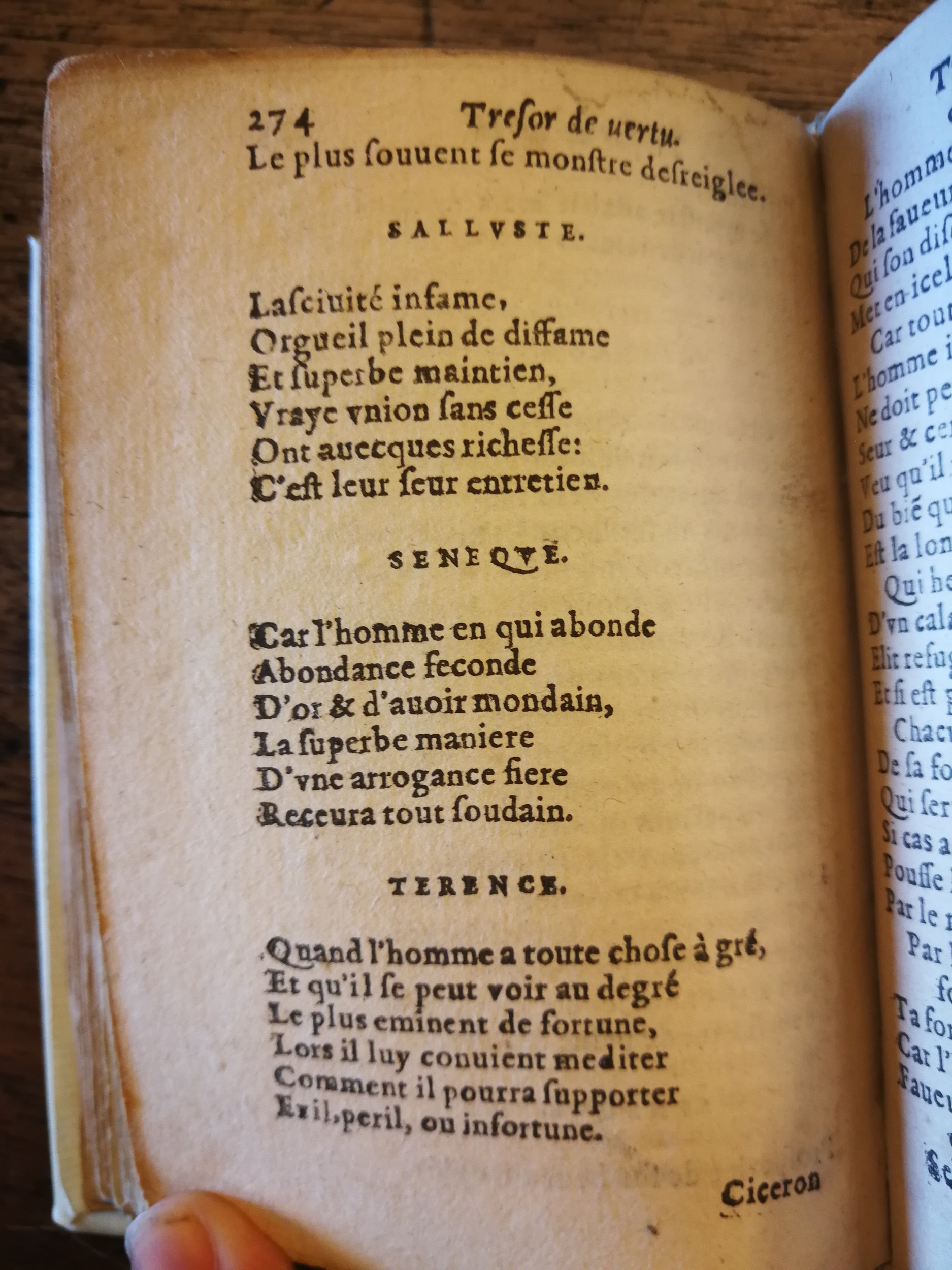 1576 - Benoît Rigaud - Trésor de vertu - BNC Florence