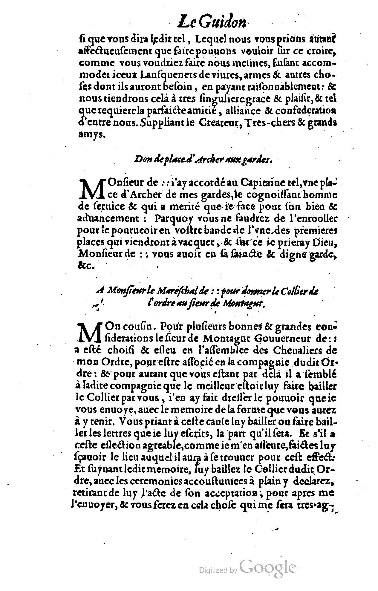 1614 - Jean Richer - Trésor du nouveau style et protocole de la chancellerie de France - BSB Munich