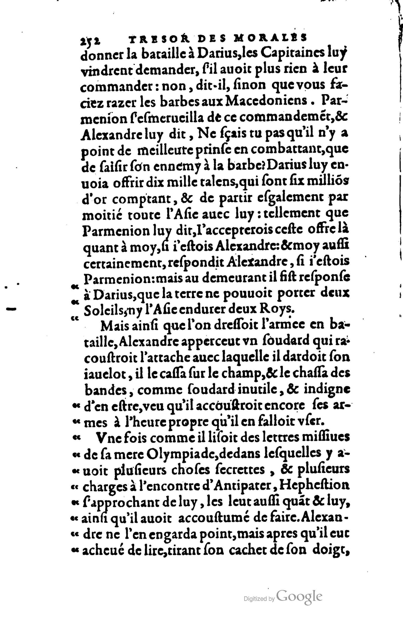 1578 - Jean Poupy - Trésor des morales de Plutarque - BSB Munich