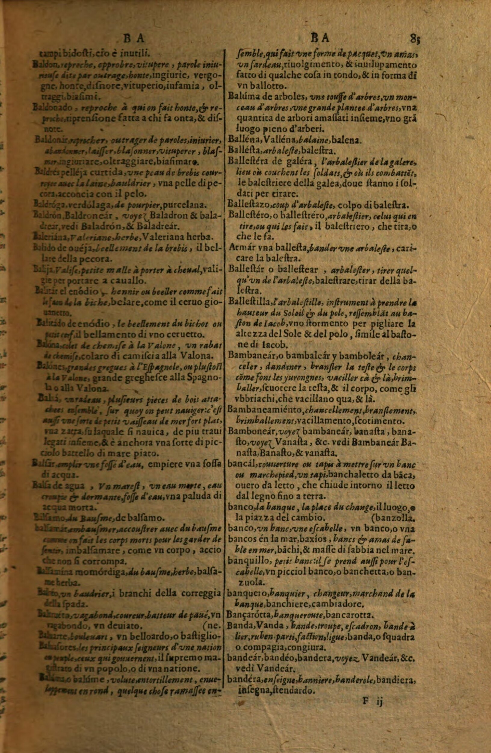 1617 - Samuel Crespin - Trésor des trois langues espagnole, française et italienne (Première partie) - Regensburg