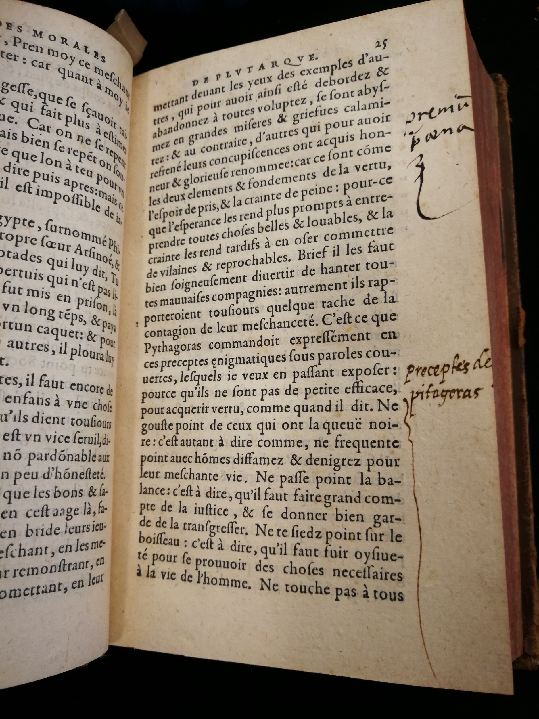 1577 - Jean Poupy - Trésor des morales de Plutarque - Les Méjanes, Aix-en-Provence
