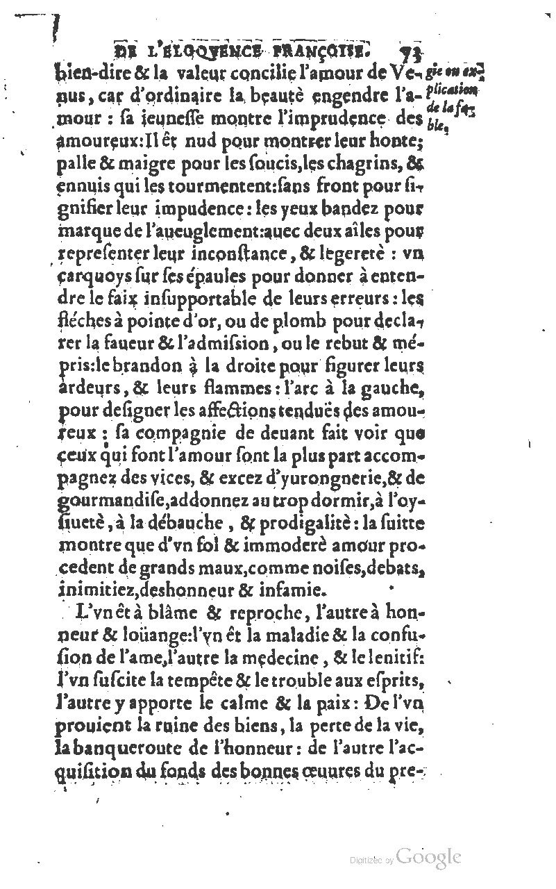 1610 - Louis Coste - Trésor de l’éloquence française (Seconde partie) - BM Lyon
