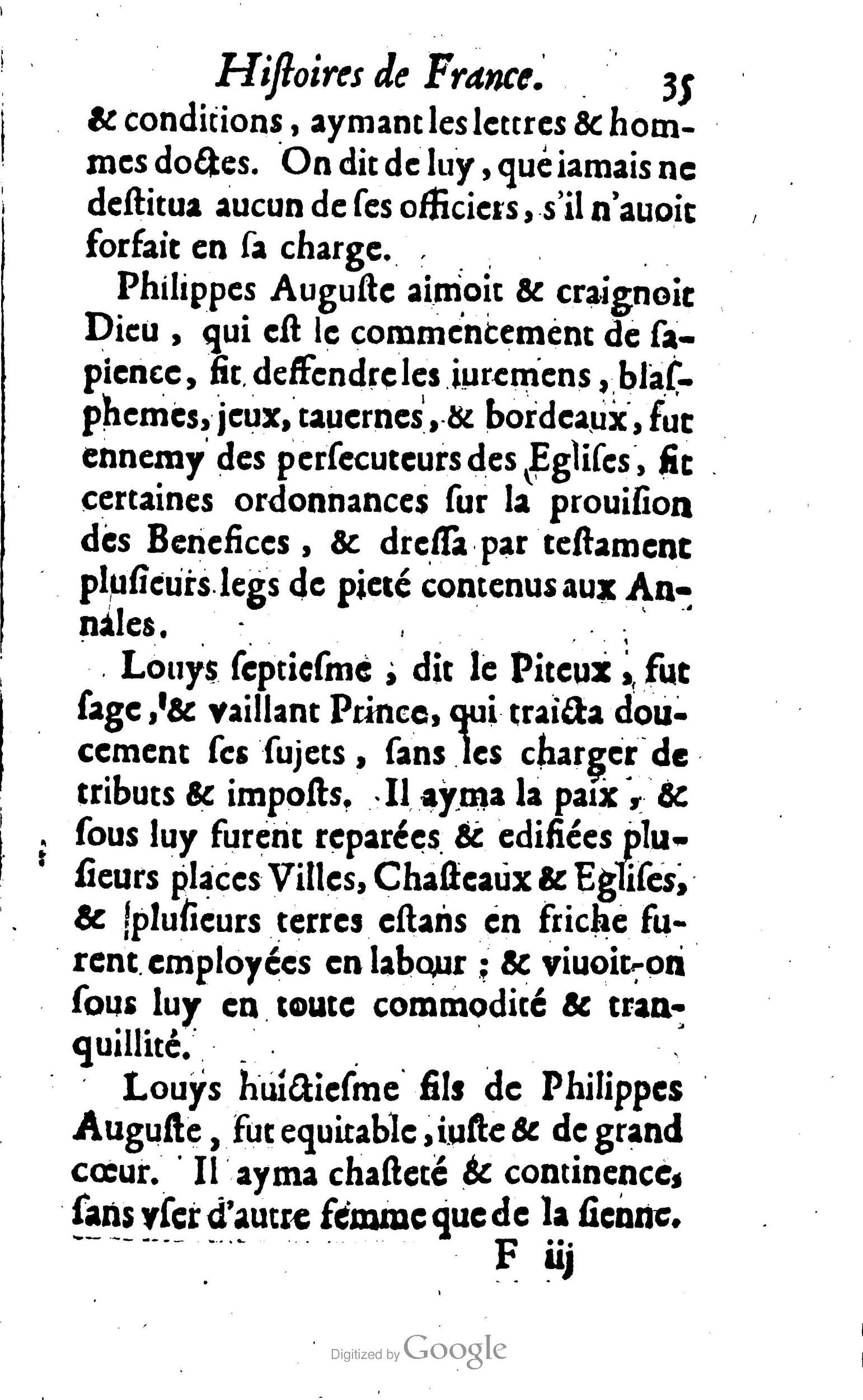 1638 - Jean Corrozet - Trésor des histoires de France - BM Lyon