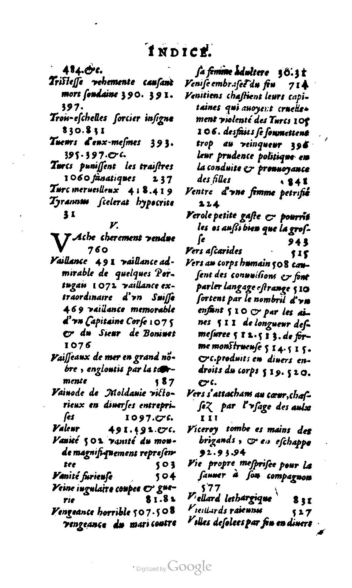 1620 - Samuel Crespin - Trésor d’histoires admirables et mémorables - BCU Lausanne 1620 - Samuel Crespin - Trésor d’histoires admirables et mémorables - BCU Lausanne