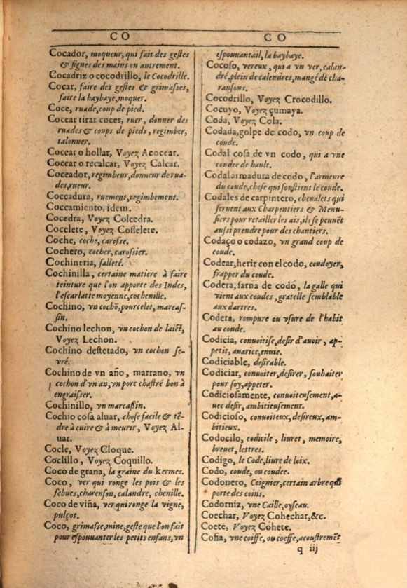 1607 - Marc Orry - Trésor des deux langues espagnole et française (Première et Seconde parties) - ÖNB Wien 1607 - Marc Orry - Trésor des deux langues espagnole et française (Première et Seconde parties) - ÖNB Wien
