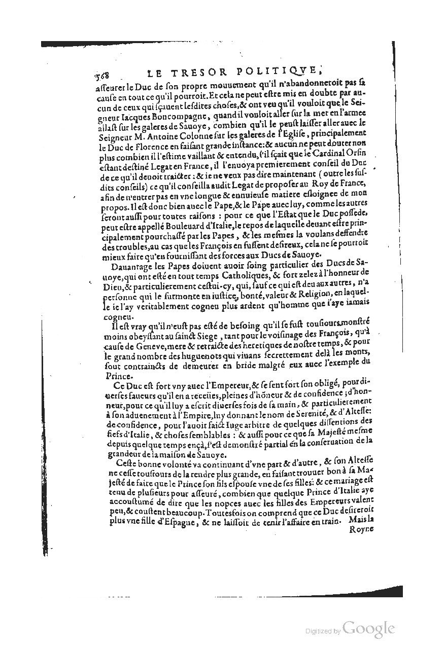 1611 - Pierre Chevalier - Trésor politique - UGent