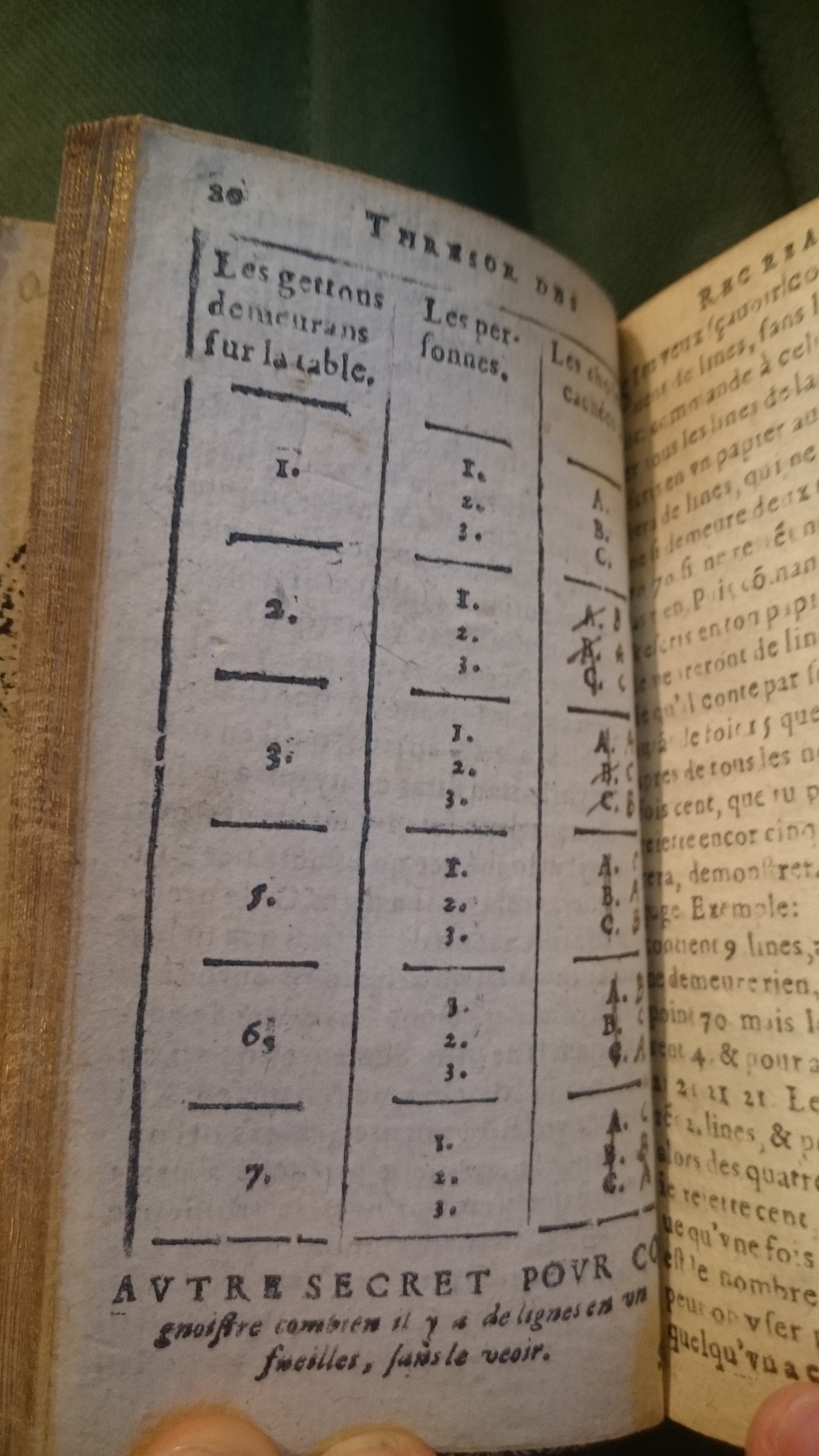 1635 - Martin Bogard - Trésor des récréations - BnF Arsenal
