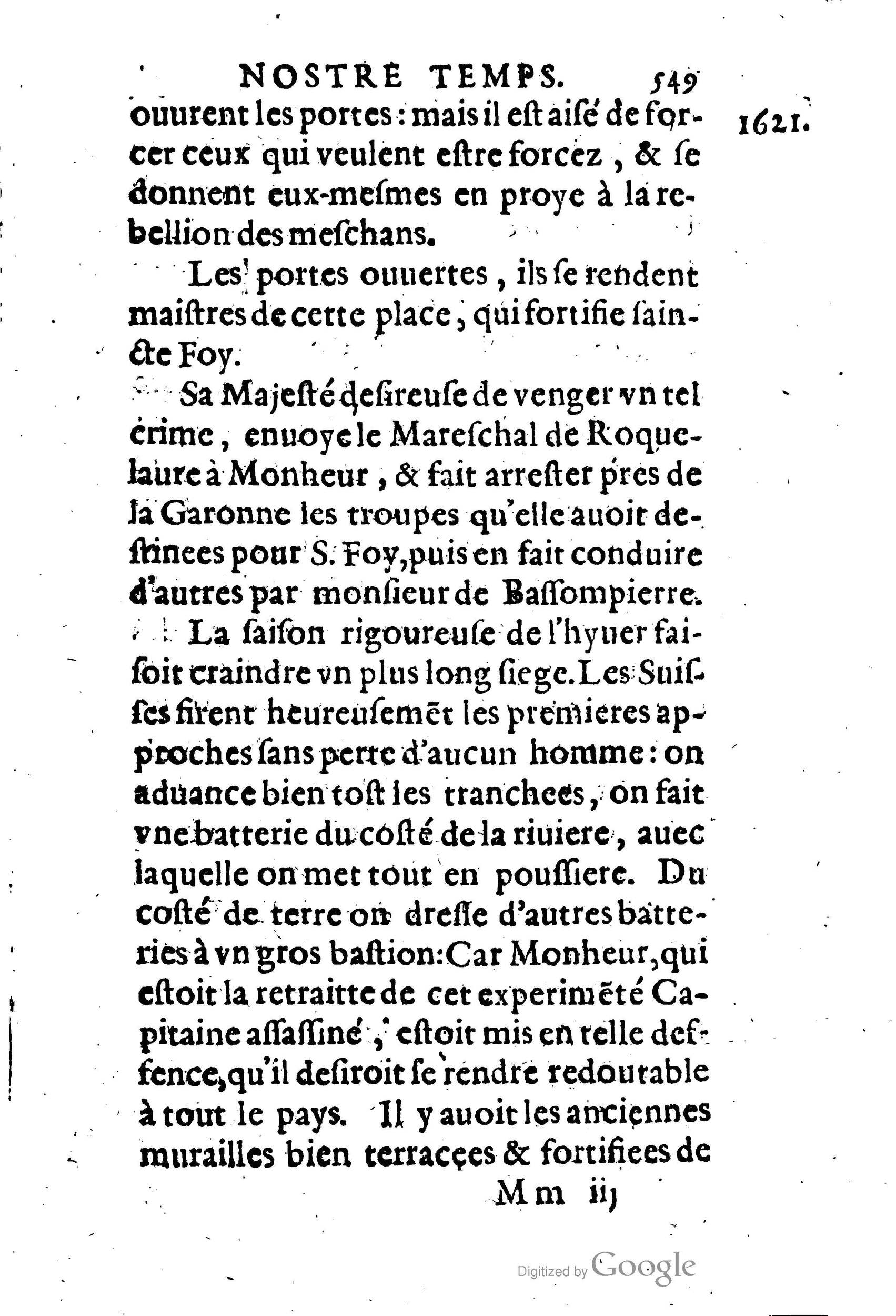 1623 - Joseph Bouillerot - Trésor de l’histoire générale de notre temps - BM Lyon