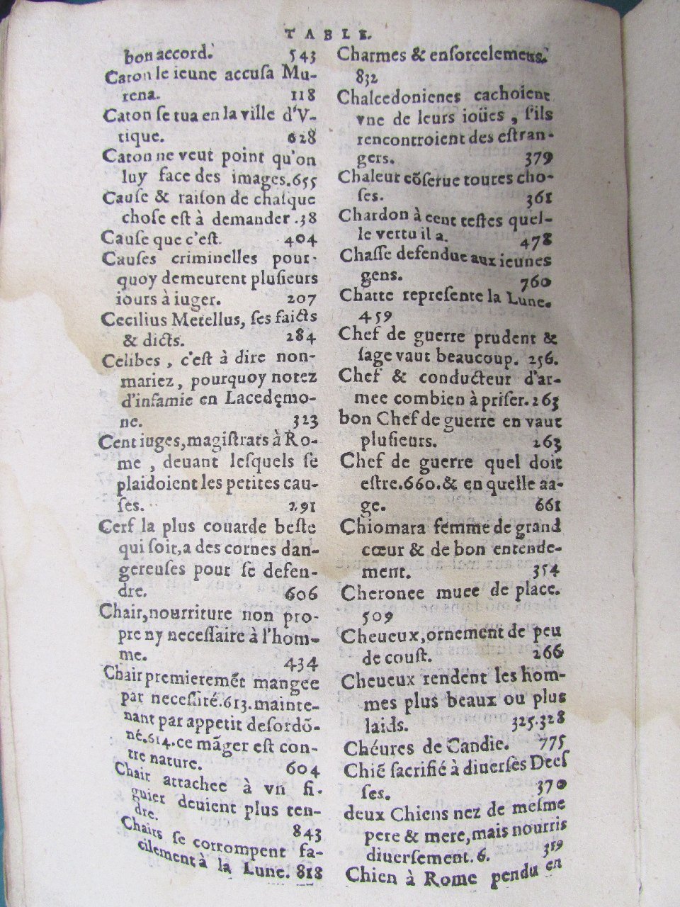 1578 - Jean Poupy - Trésor des morales de Plutarque - Vitré