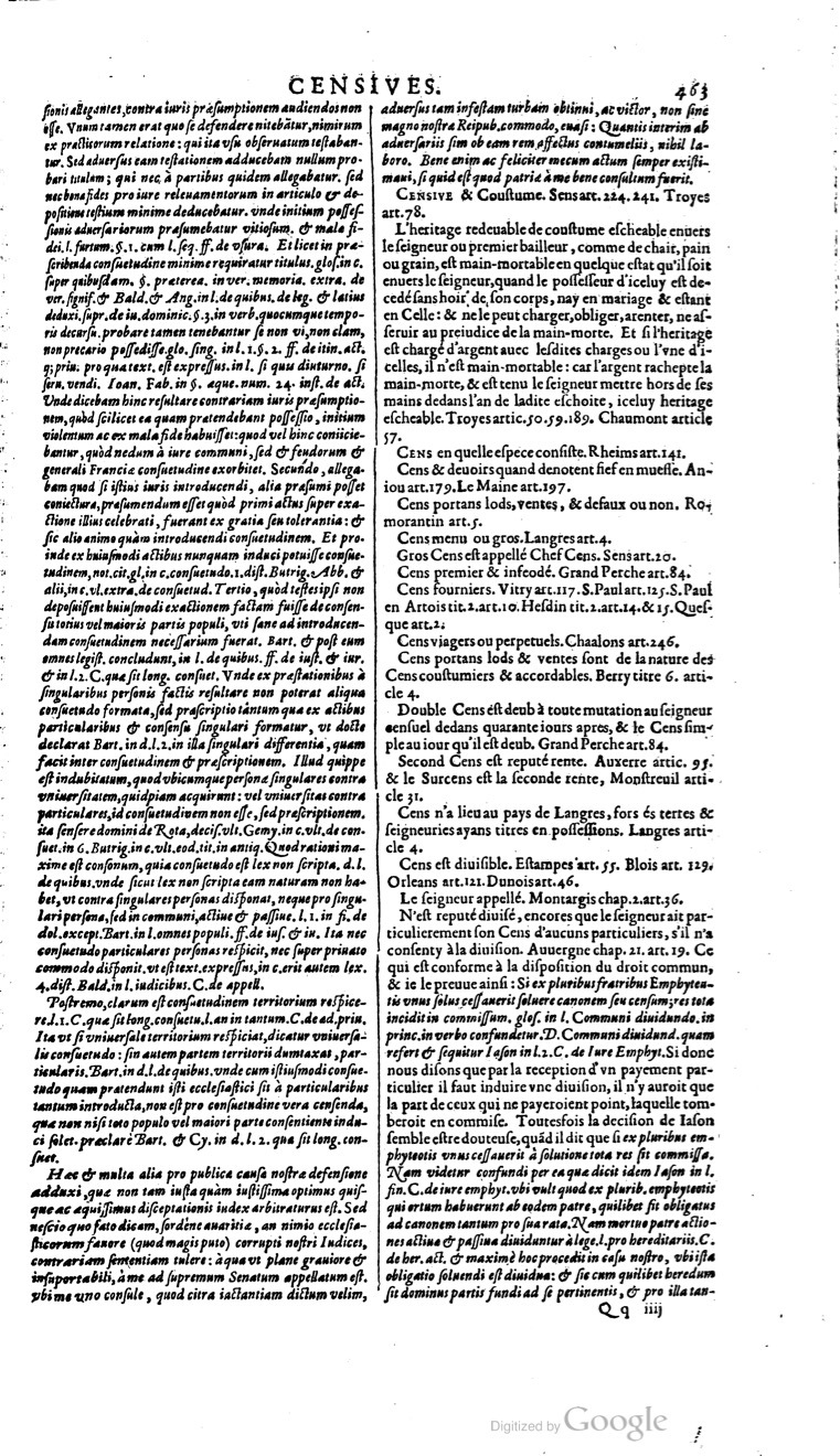 1629 - Veuve Nicolas Buon - Trésor du droit français (21754 T. 1) - BM Lyon