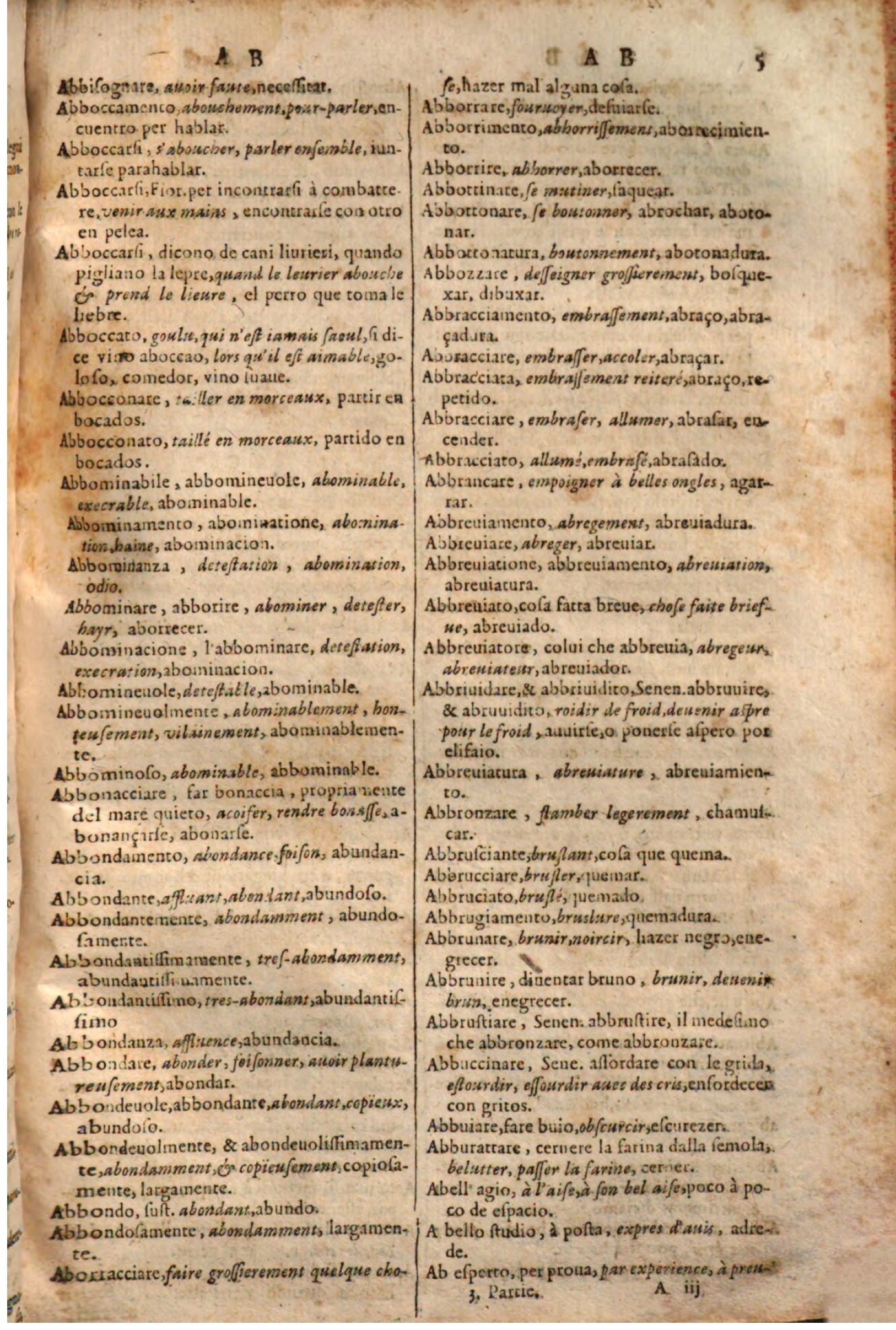 1644 - Jacques Crespin - Trésor des trois langues - Passau 1644 - Jacques Crespin - Trésor des trois langues - Passau