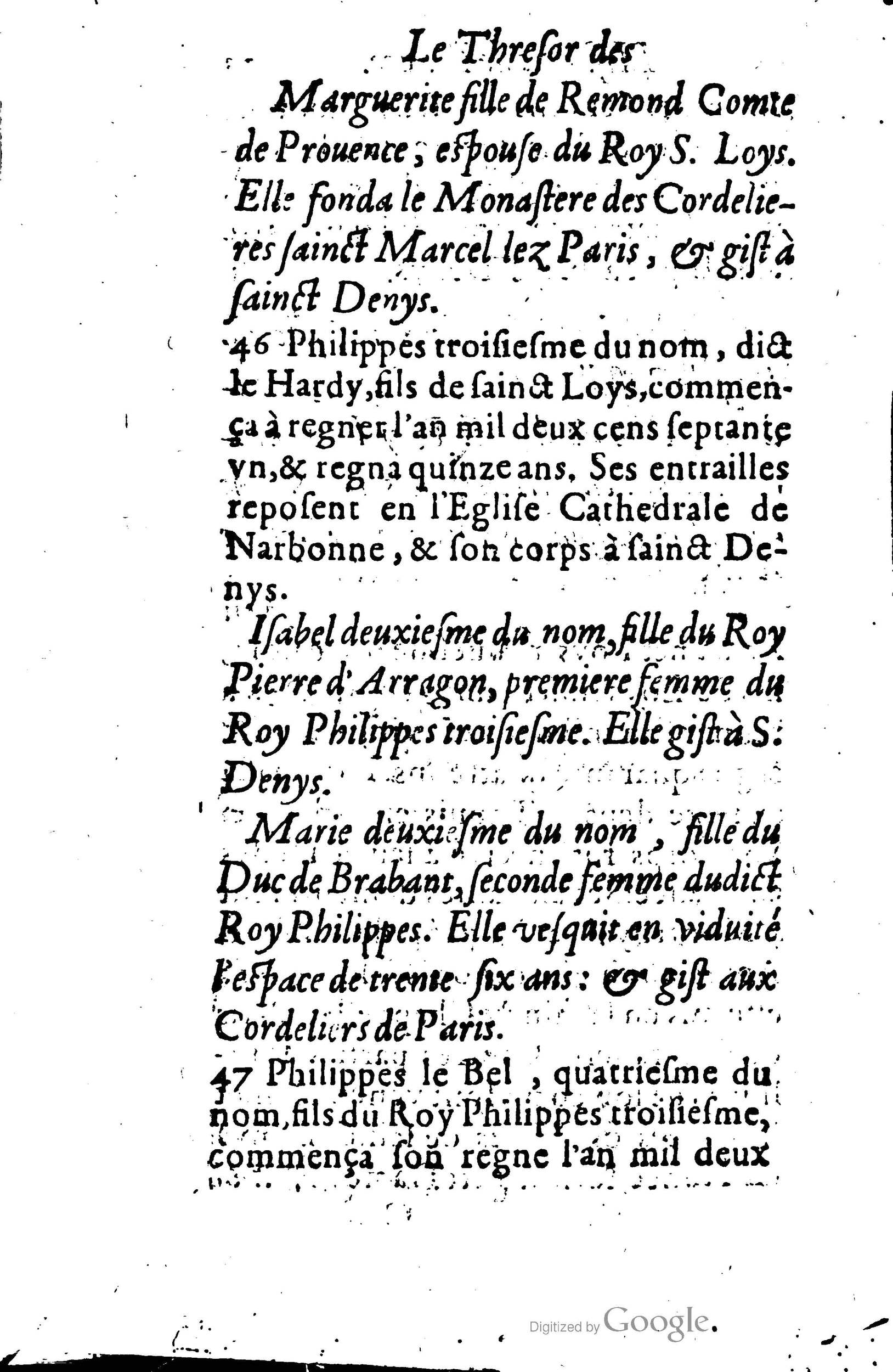 1619 - Jean Corrozet - Trésor des histoires de France - BSB Munich