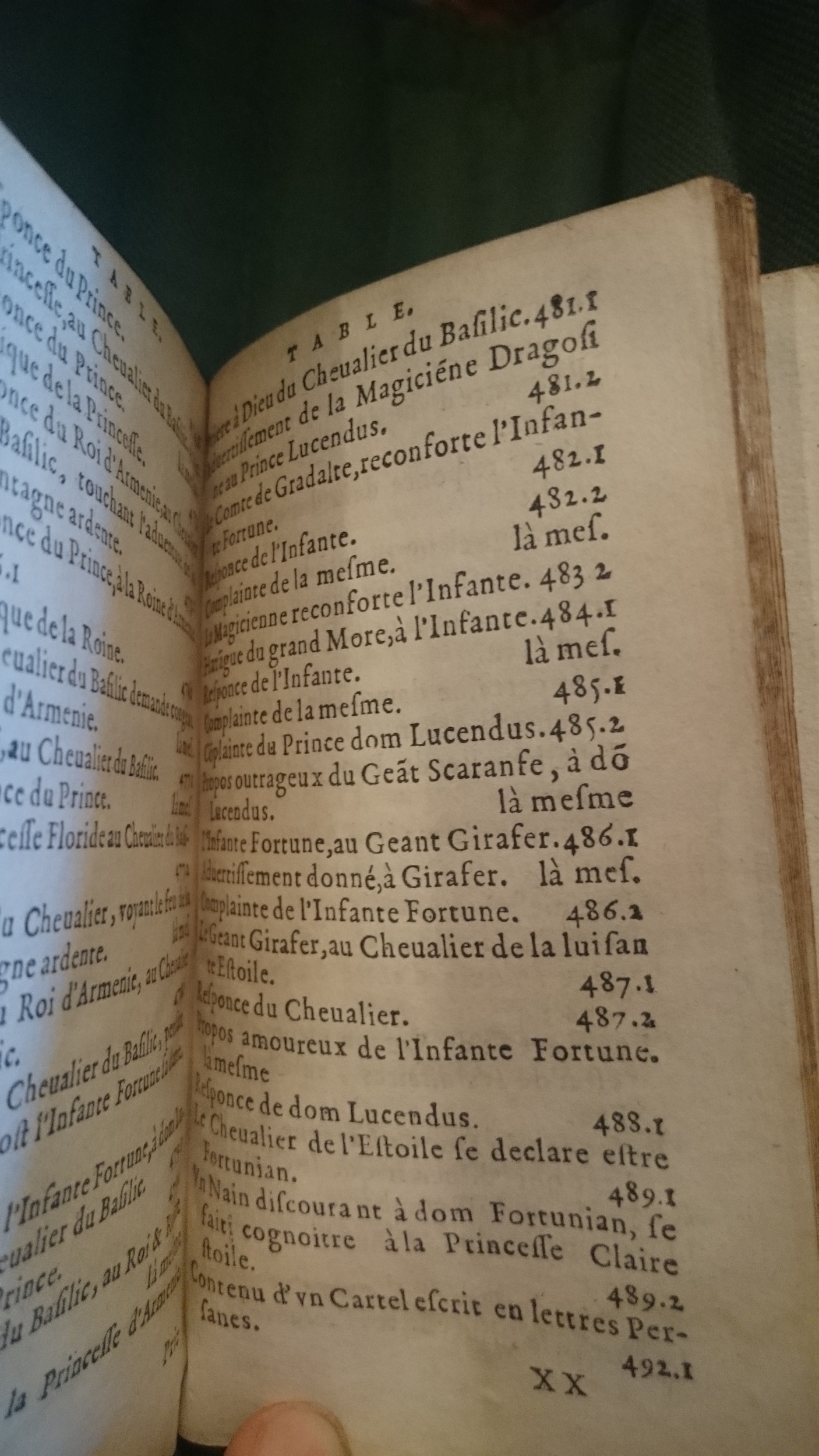 1582 - Jean Huguetan - Trésor des Amadis - BnF Arsenal