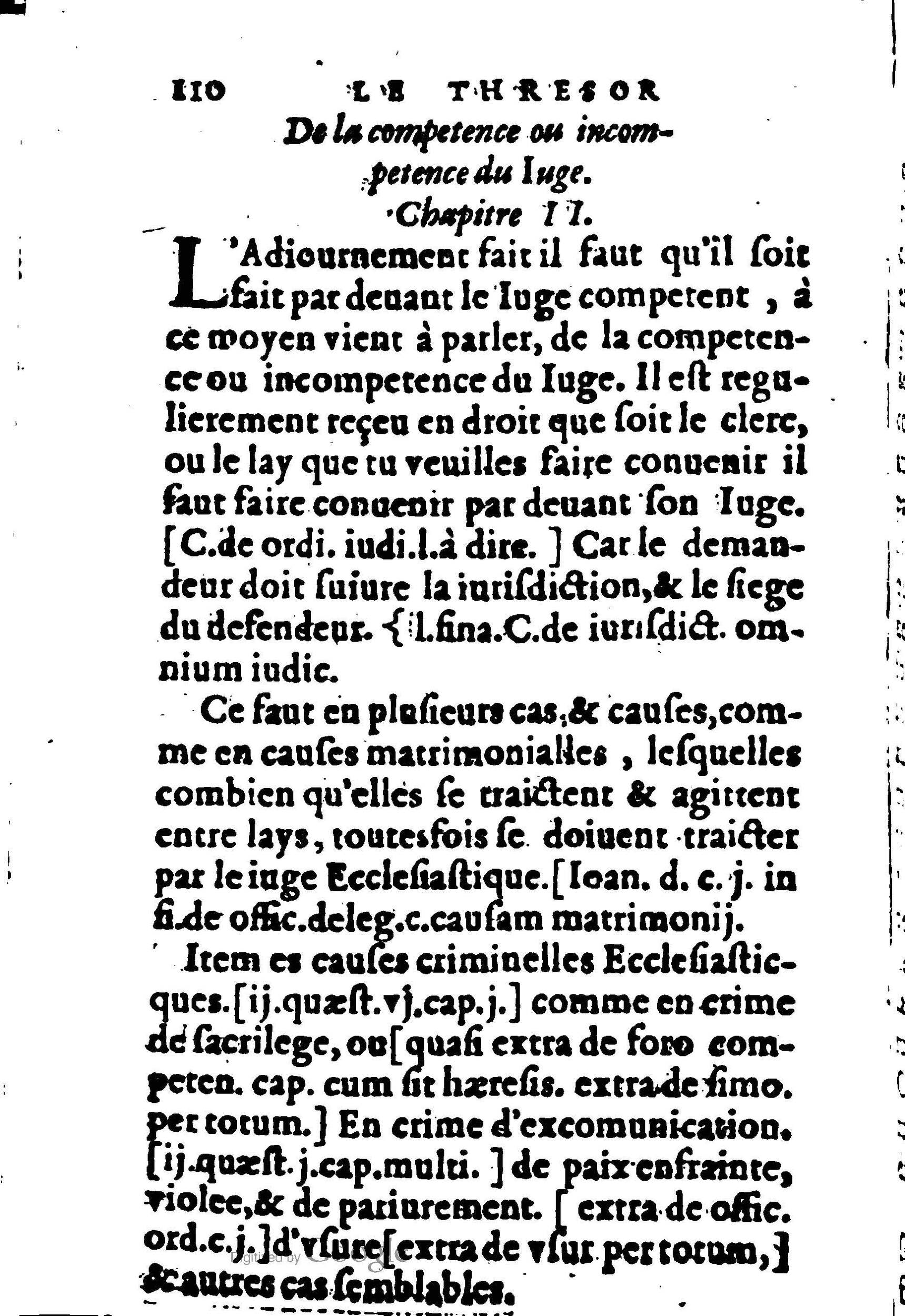 1605 - Pierre Rigaud - Trésor de pratique pour les juges - BM Lyon