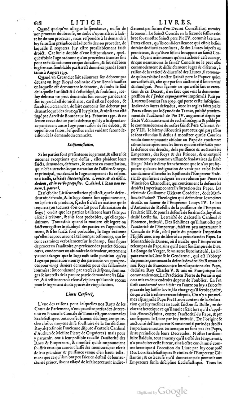 1629 - Veuve Nicolas Buon - Trésor du droit français (21754 T. 2) - BM Lyon