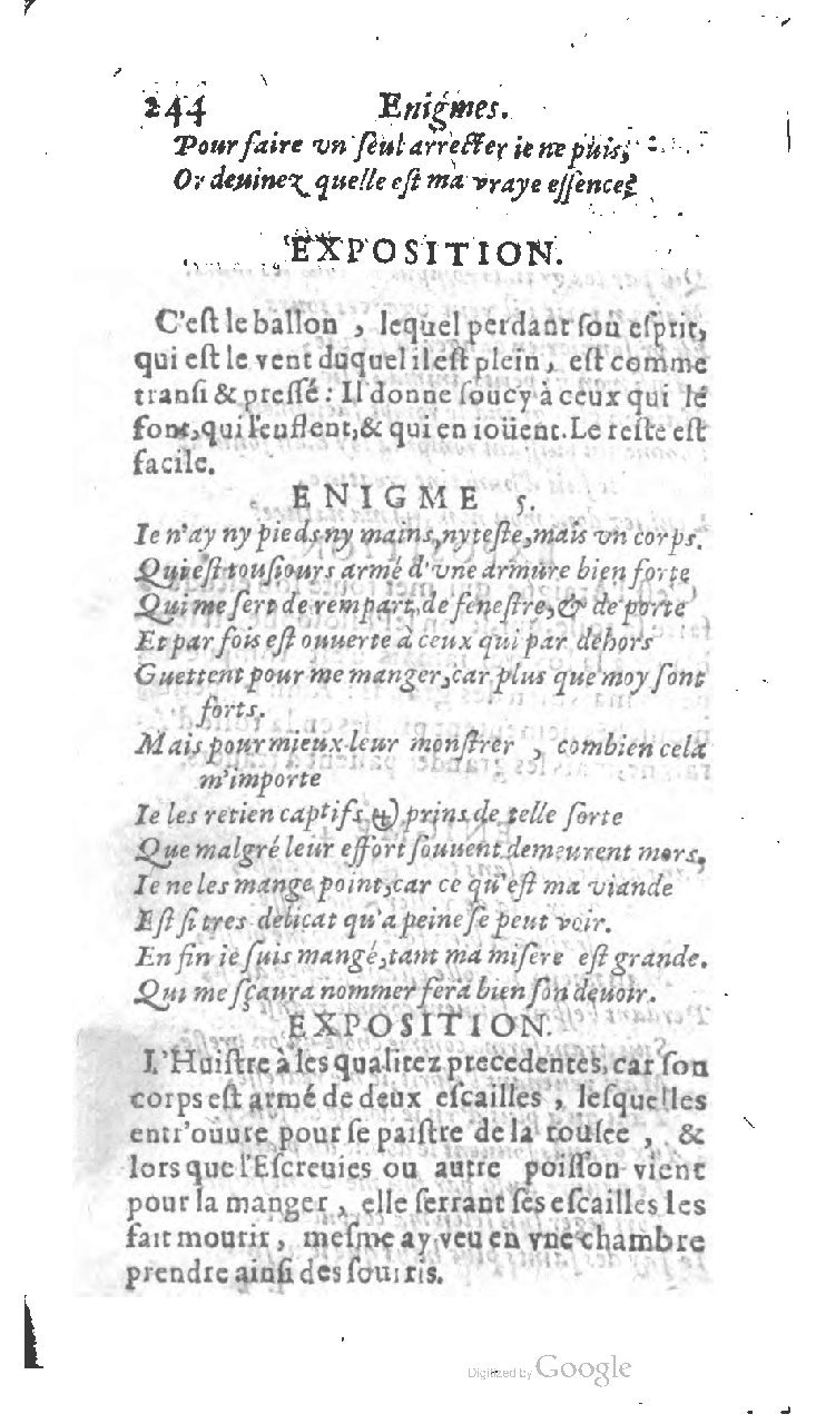 1611 - Jean Osmont - Trésor des récréations - BSB Munich