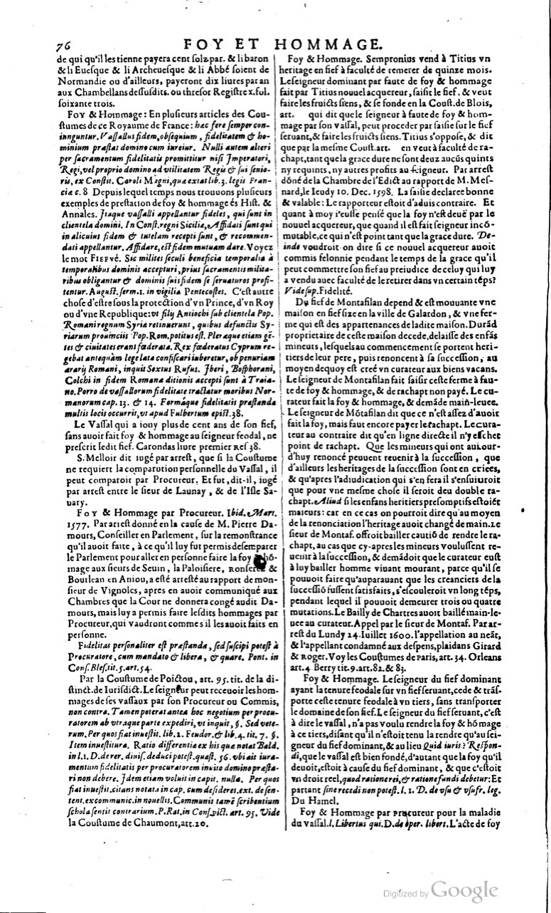 1629 - Veuve Nicolas Buon - Trésor du droit français (21754 T. 2) - BM Lyon