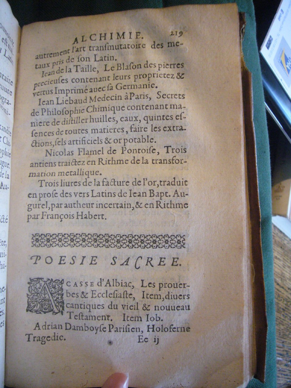 1602 - François Jacquin - Trésor des bons esprits français - BnF Arsenal