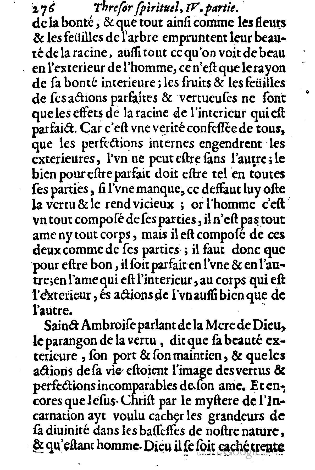 1635 - Sébastien Huré - Trésor spirituel contenant les obligations - BM Lyon