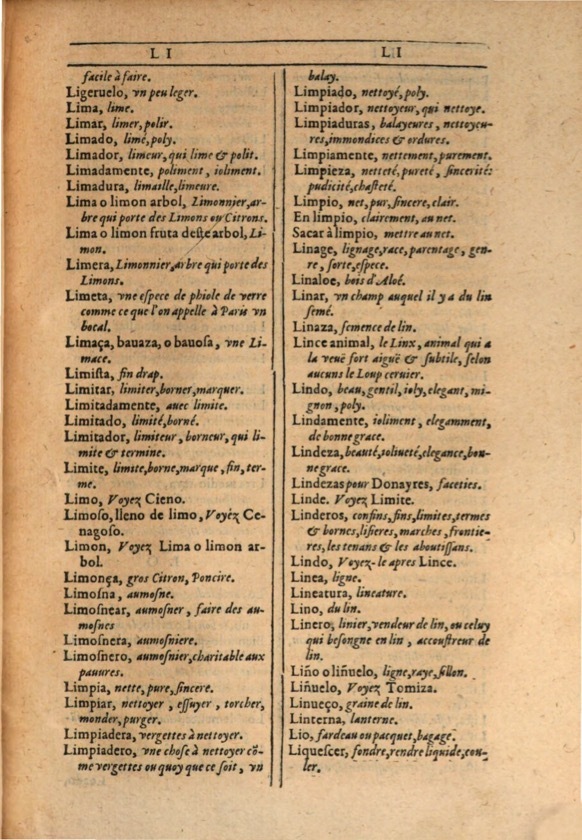 1607 - Marc Orry - Trésor des deux langues espagnole et française (Première et Seconde parties) - ÖNB Wien
