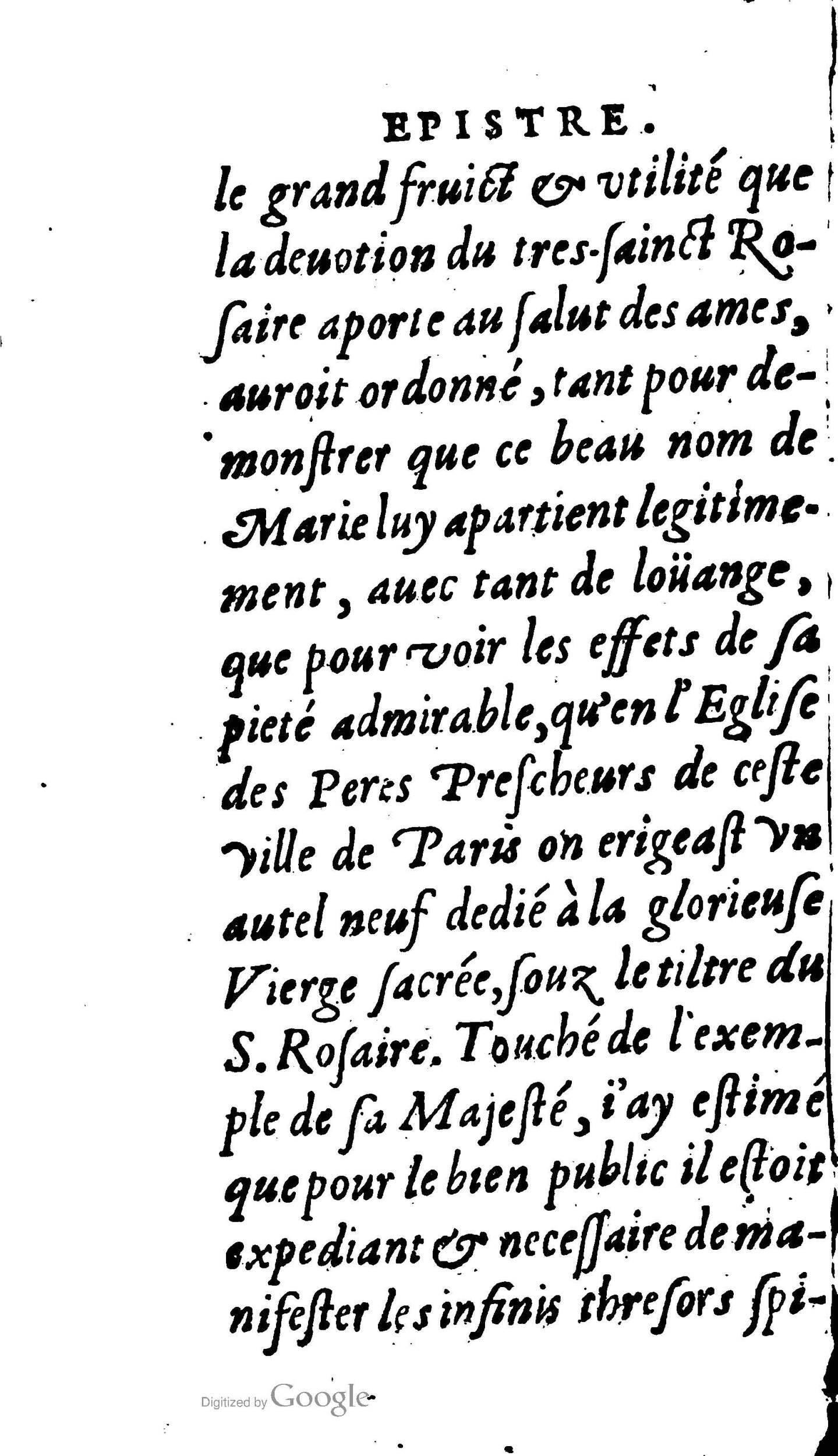 1604 - Jean Le Bouc - Trésor des indulgences du Saint Rosaire - BM Lyon 1604 - Jean Le Bouc - Trésor des indulgences du Saint Rosaire - BM Lyon