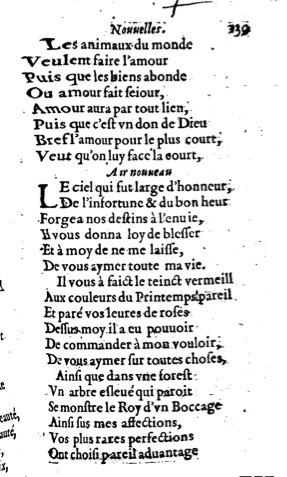 1623 - Jacques Cailloüé - Trésor ou recueil des chansons amoureuses - British Library