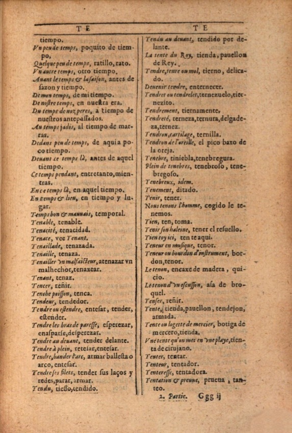 1607 - Marc Orry - Trésor des deux langues espagnole et française (Première et Seconde parties) - ÖNB Wien
