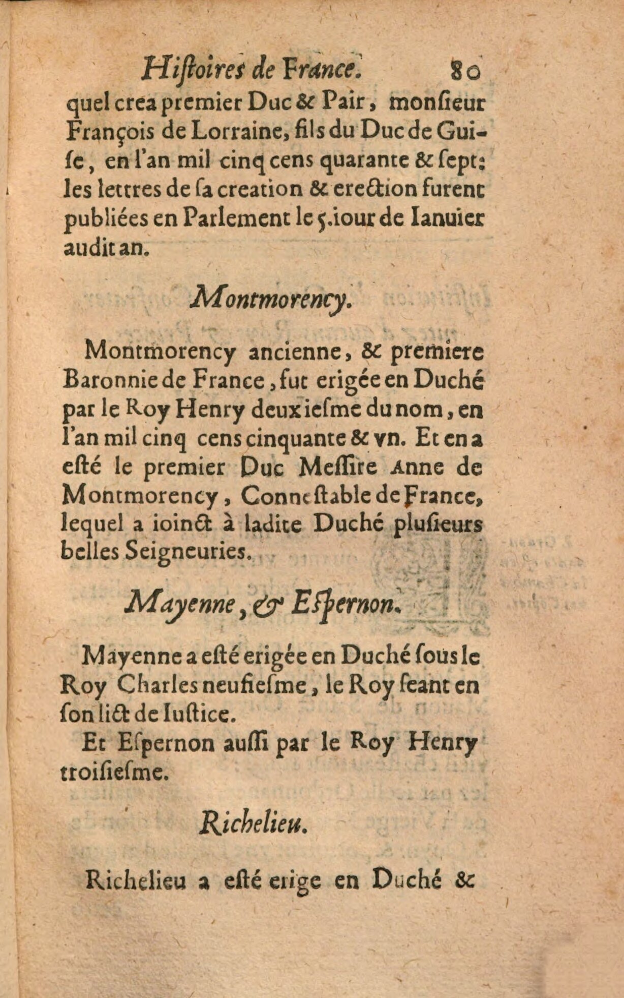 1639 - Jean Corrozet - Trésor des histoires de France - BSB Munich