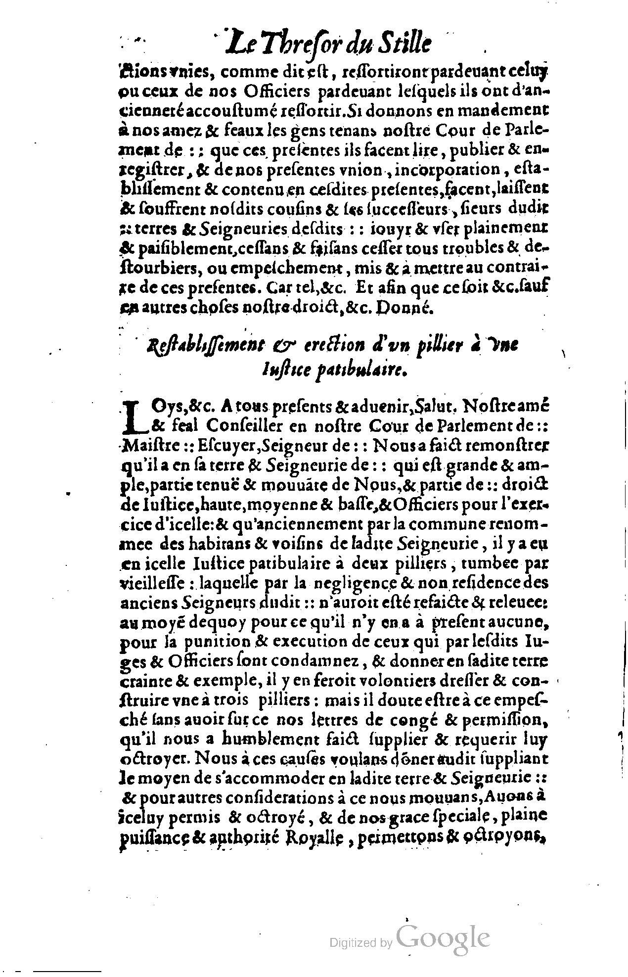 1614 - Jean Richer - Trésor du nouveau style et protocole de la chancellerie de France - BSB Munich