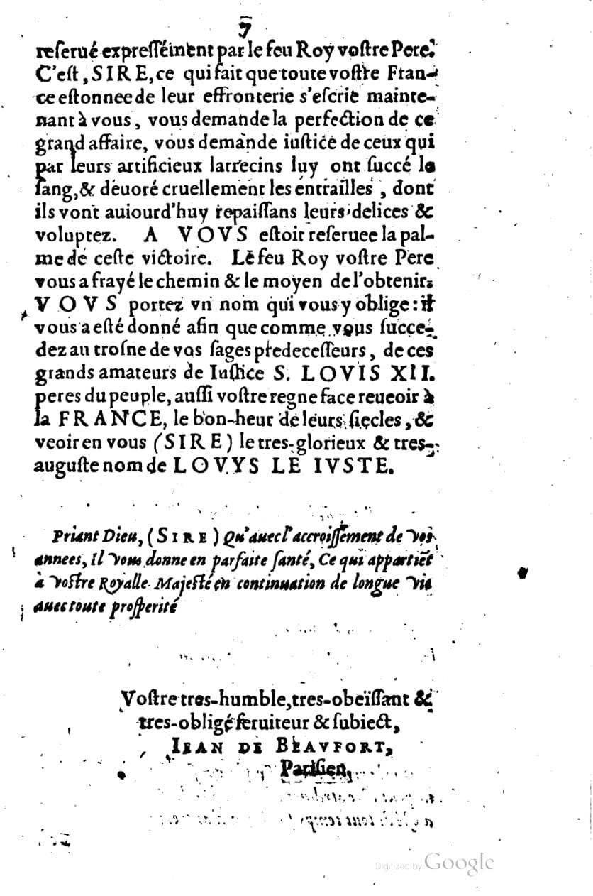 1615 - s.n. 1 - Trésor des trésors de France - BM Lyon