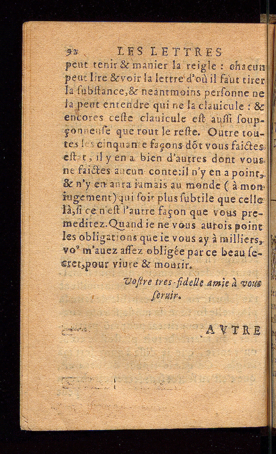 1614 - Barthélemy Vincent - Élite et Trésor des lettres missives - Bâle