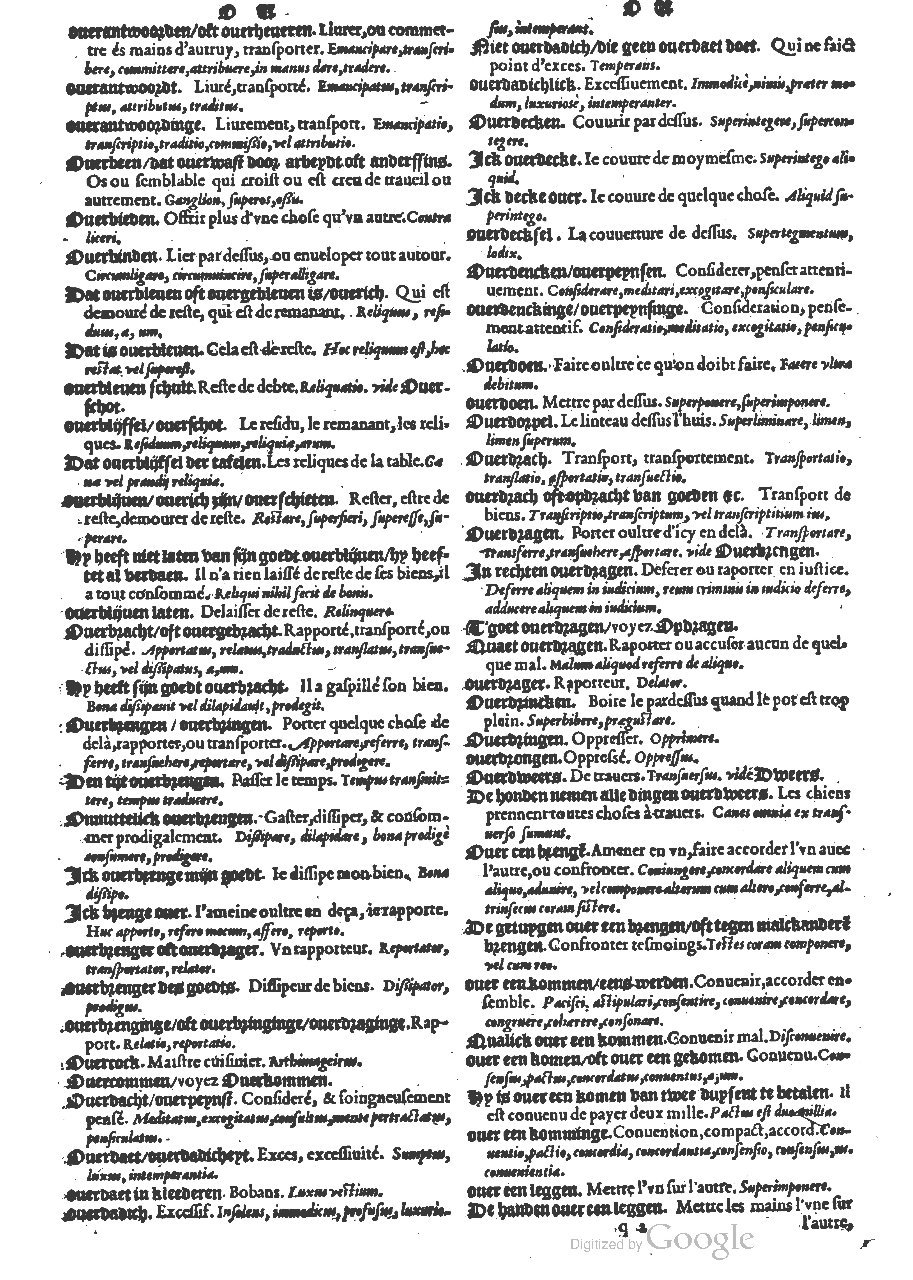 1573 - Christophe Plantin - Trésor du langage bas-allemand - BM Lyon