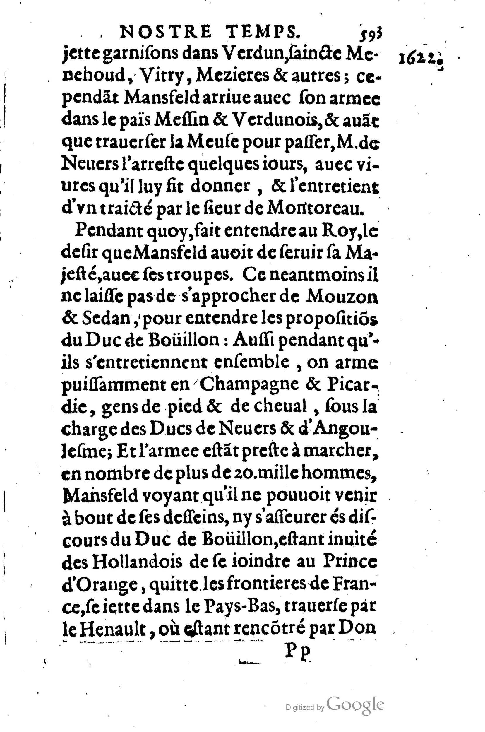 1623 - Joseph Bouillerot - Trésor de l’histoire générale de notre temps - BM Lyon 1623 - Joseph Bouillerot - Trésor de l’histoire générale de notre temps - BM Lyon