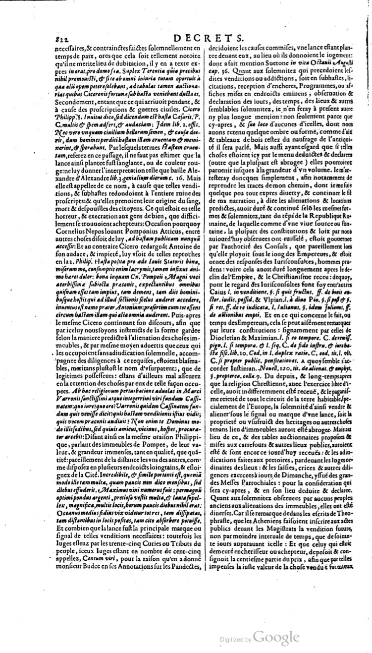 1629 - Veuve Nicolas Buon - Trésor du droit français (21754 T. 1) - BM Lyon