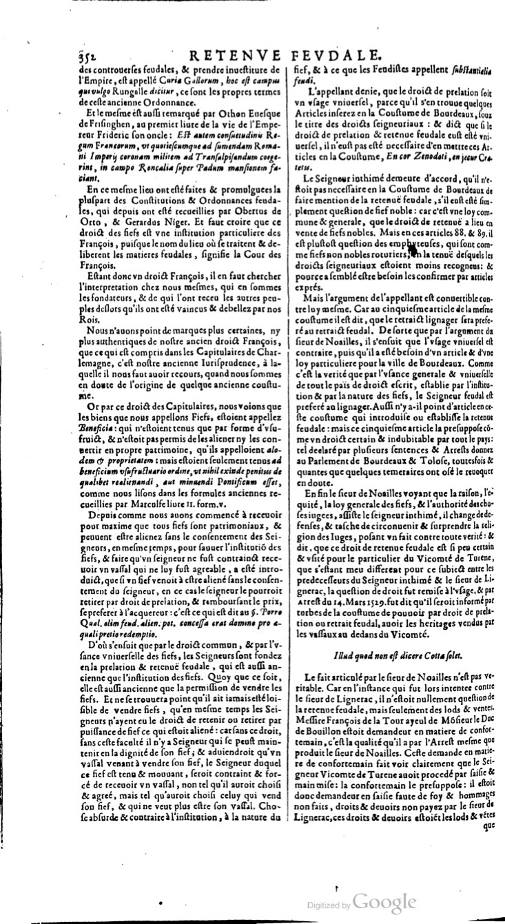 1629 - Veuve Nicolas Buon - Trésor du droit français (21754 T. 3) - BM Lyon