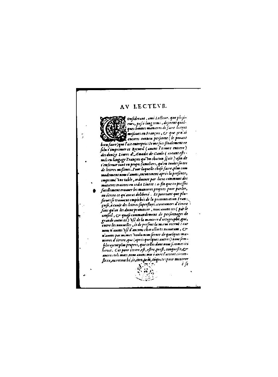 1560 - Christophe Plantin - Trésor des Amadis - BnF
