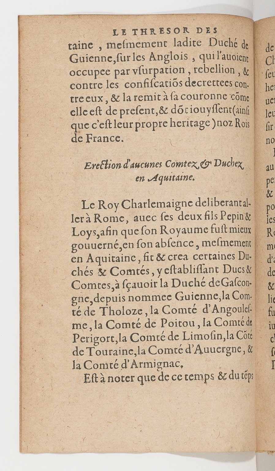 1583 - Galiot Corrozet - Trésor des histoires de France - BnF