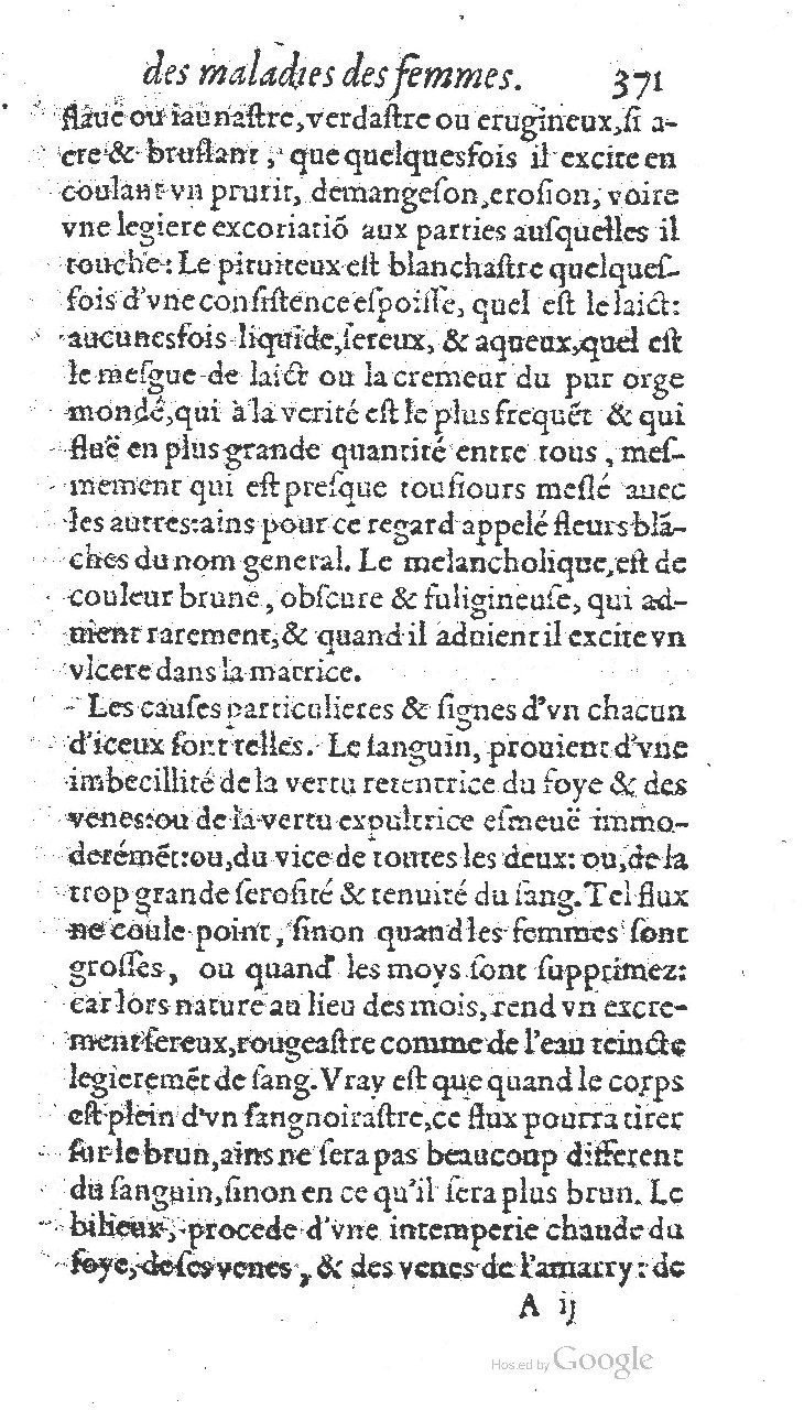 1585 - Jacques du Puis - Trésor des remèdes secrets pour les maladies des femmes - BnF