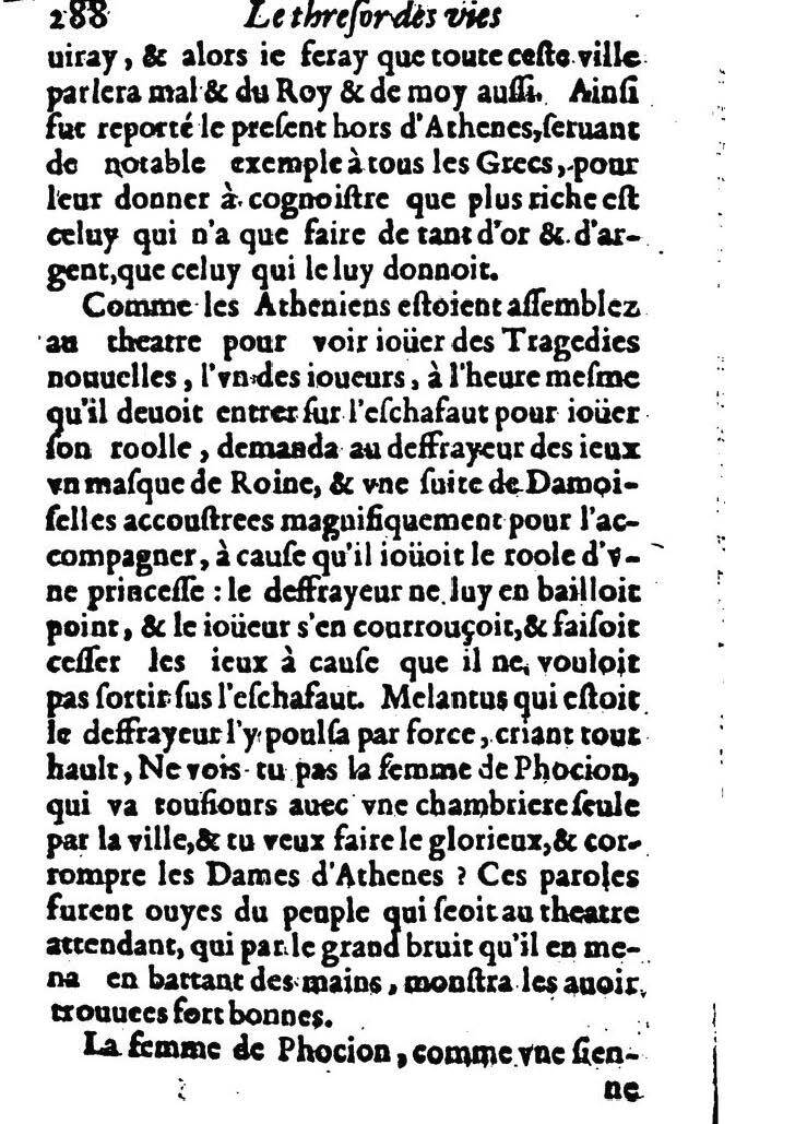 1611 - Pierre Rigaud - Trésor des vies de Plutarque - BM Lyon