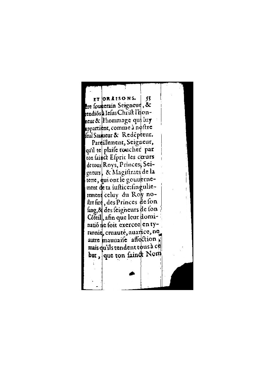 1596 - Guillaume Auvray - Trésor des prières, oraisons et instructions chrétiennes - BnF