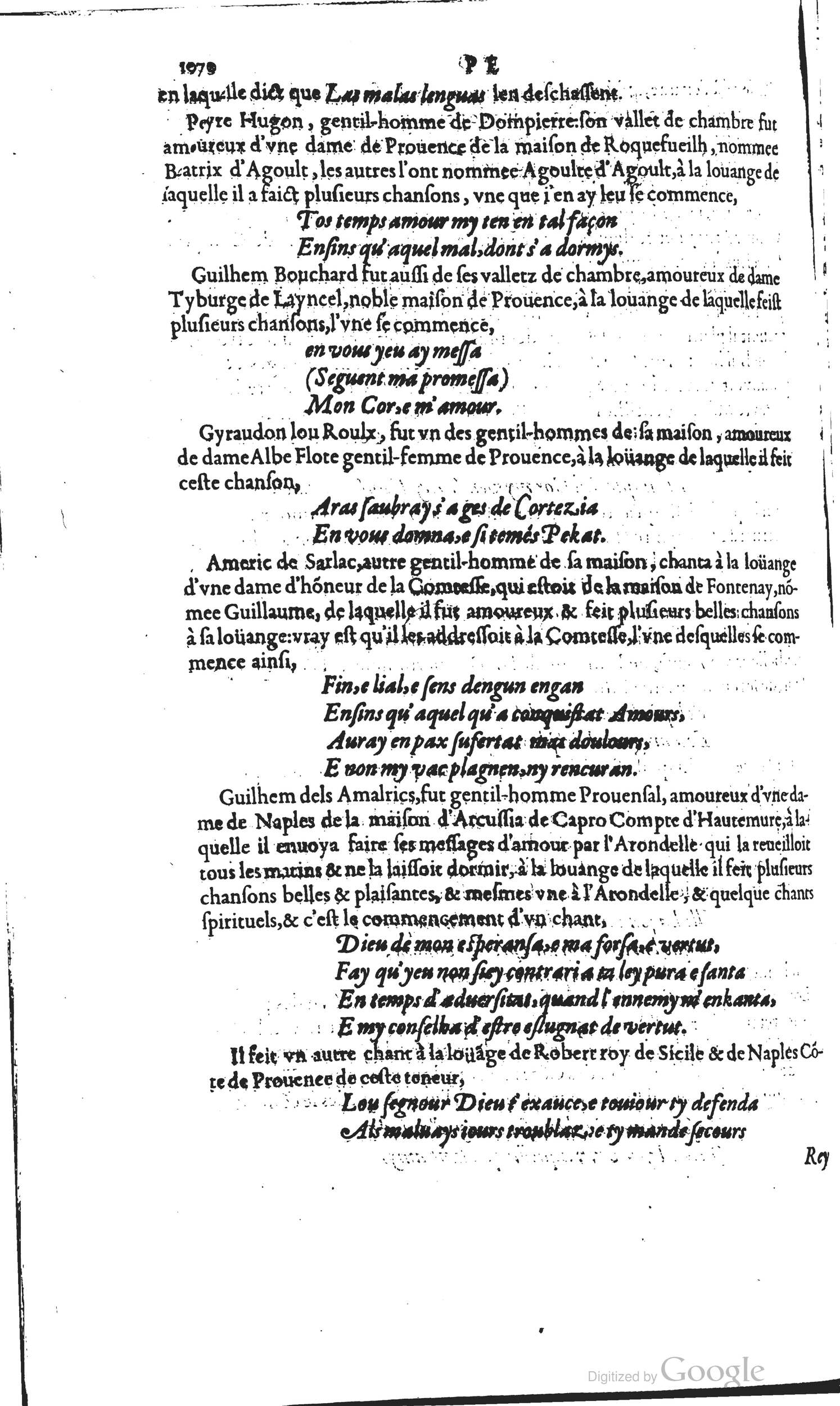 1585 - Barthélemy Honorat - Bibliothèques françaises - BSB Munich
