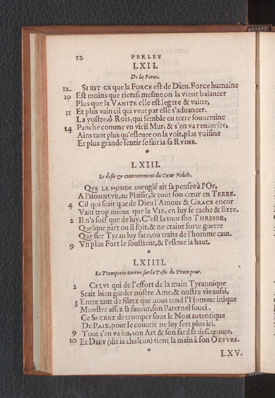 1577 - Jean de Laon - Trésor des 150 psaumes de David - Genève