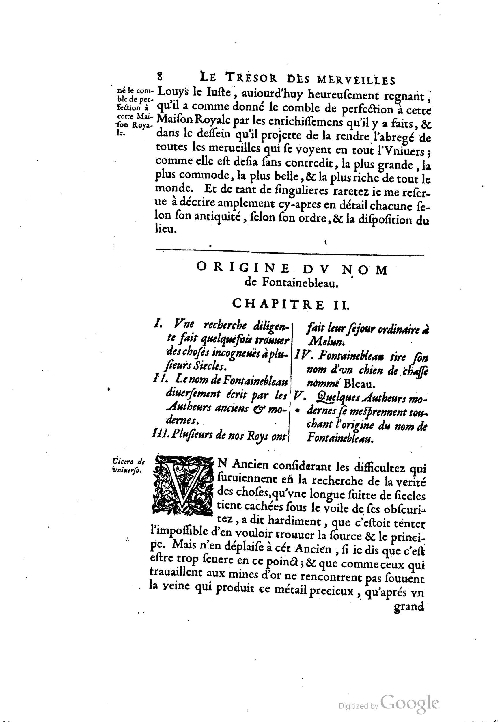 1642 - Sébastien Cramoisy - Trésor des merveilles de la maison royale de Fontainebleau - BM Lyon 1642 - Sébastien Cramoisy - Trésor des merveilles de la maison royale de Fontainebleau - BM Lyon