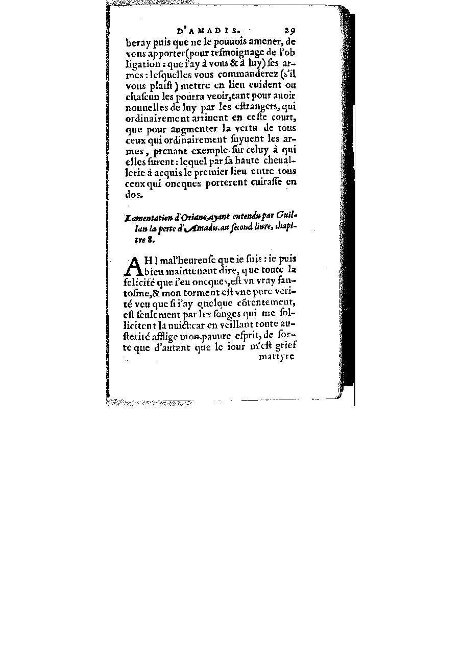 1572 - Veuve Gabriel Cotier - Trésor des Amadis - BM Lyon